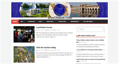 Desktop Screenshot of iranonline.com